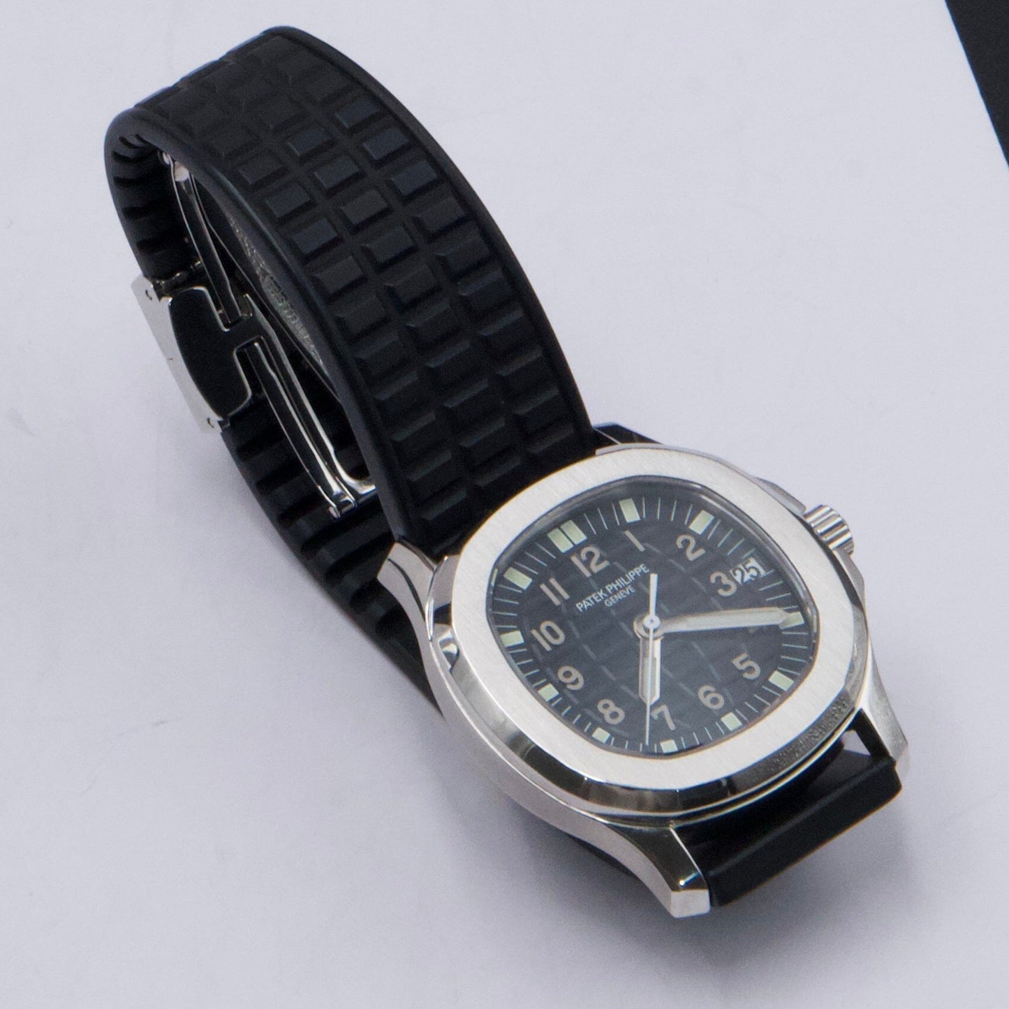 Patek Philippe Aquanaut 5066/1A Black Dial Mens Watch Box Papers - Watches