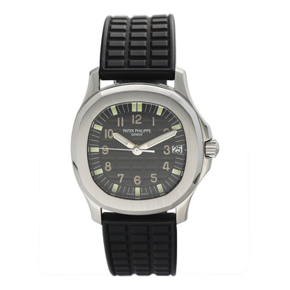 Patek Philippe Aquanaut 5066/1A Black Dial Mens Watch Box Papers