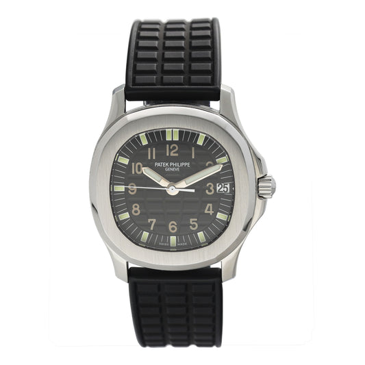 Patek Philippe Aquanaut 5066/1A Black Dial Mens Watch Box Papers