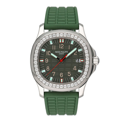 Patek Philippe Aquanaut 5067A Green Dial Ladies Watch With Archives