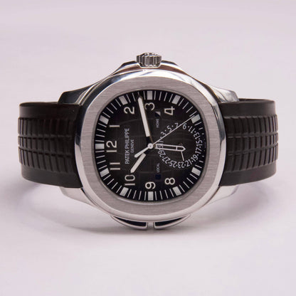 Patek Philippe Aquanaut 5164A-001 Black Dial Mens Watch Box Papers - Watches