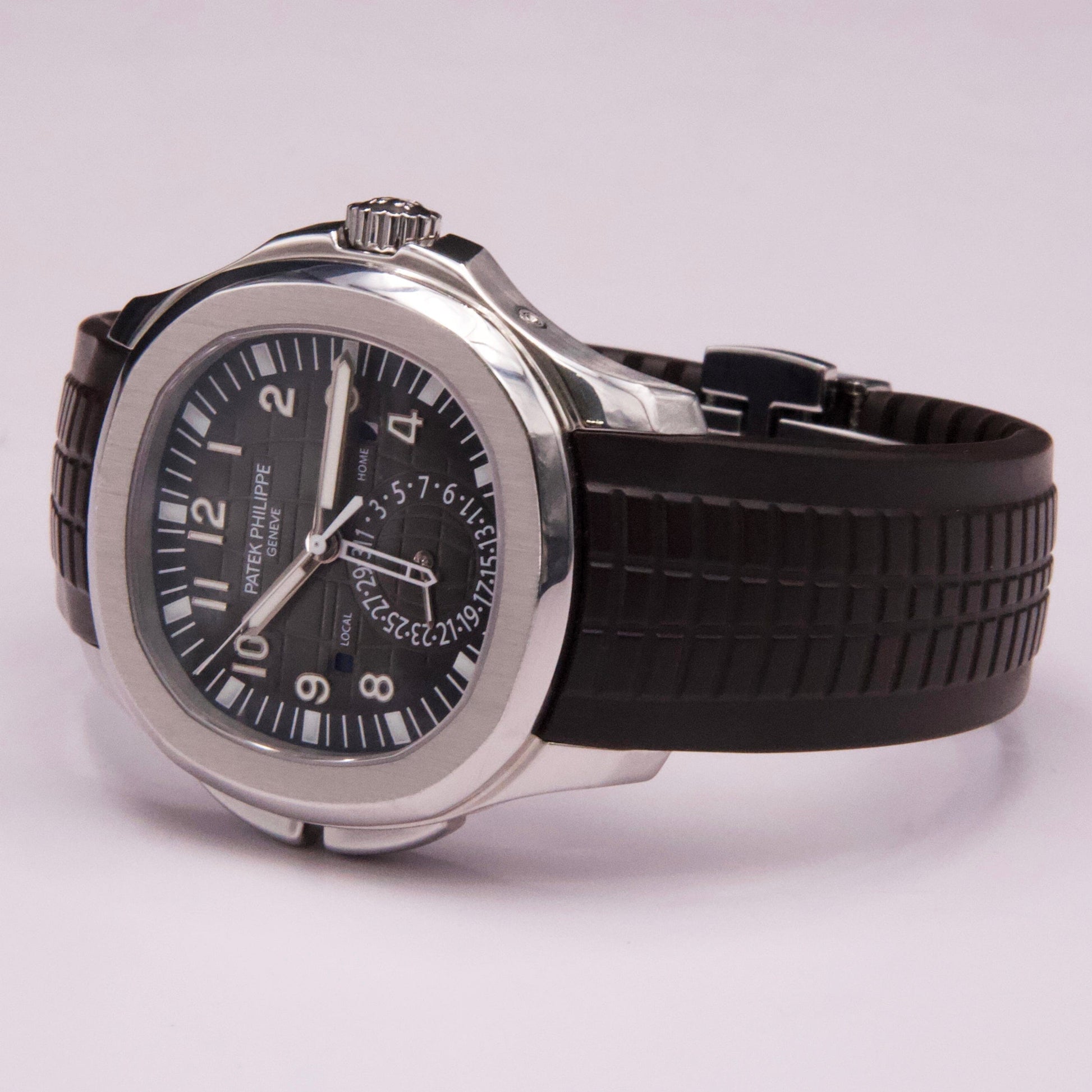 Patek Philippe Aquanaut 5164A-001 Black Dial Mens Watch Box Papers - Watches
