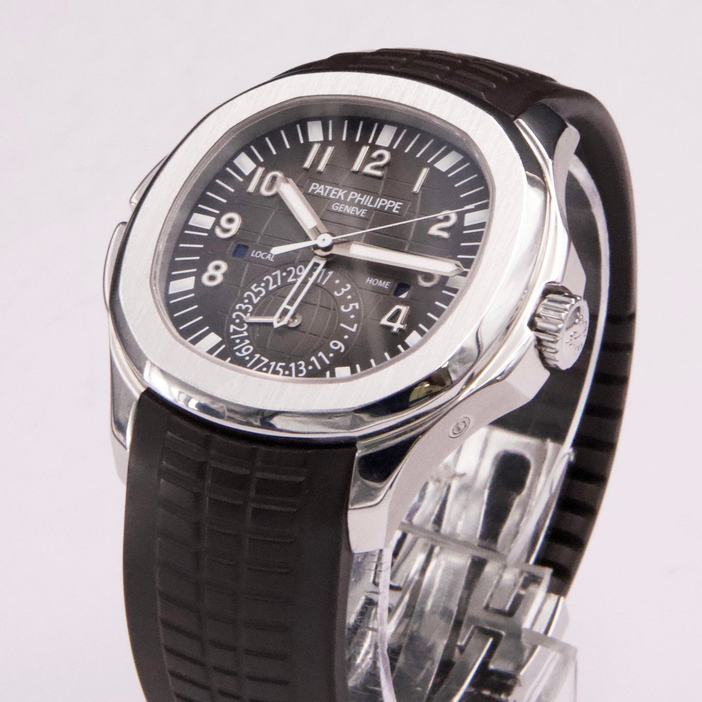 Patek Philippe Aquanaut 5164A-001 Black Dial Mens Watch Box Papers - Watches