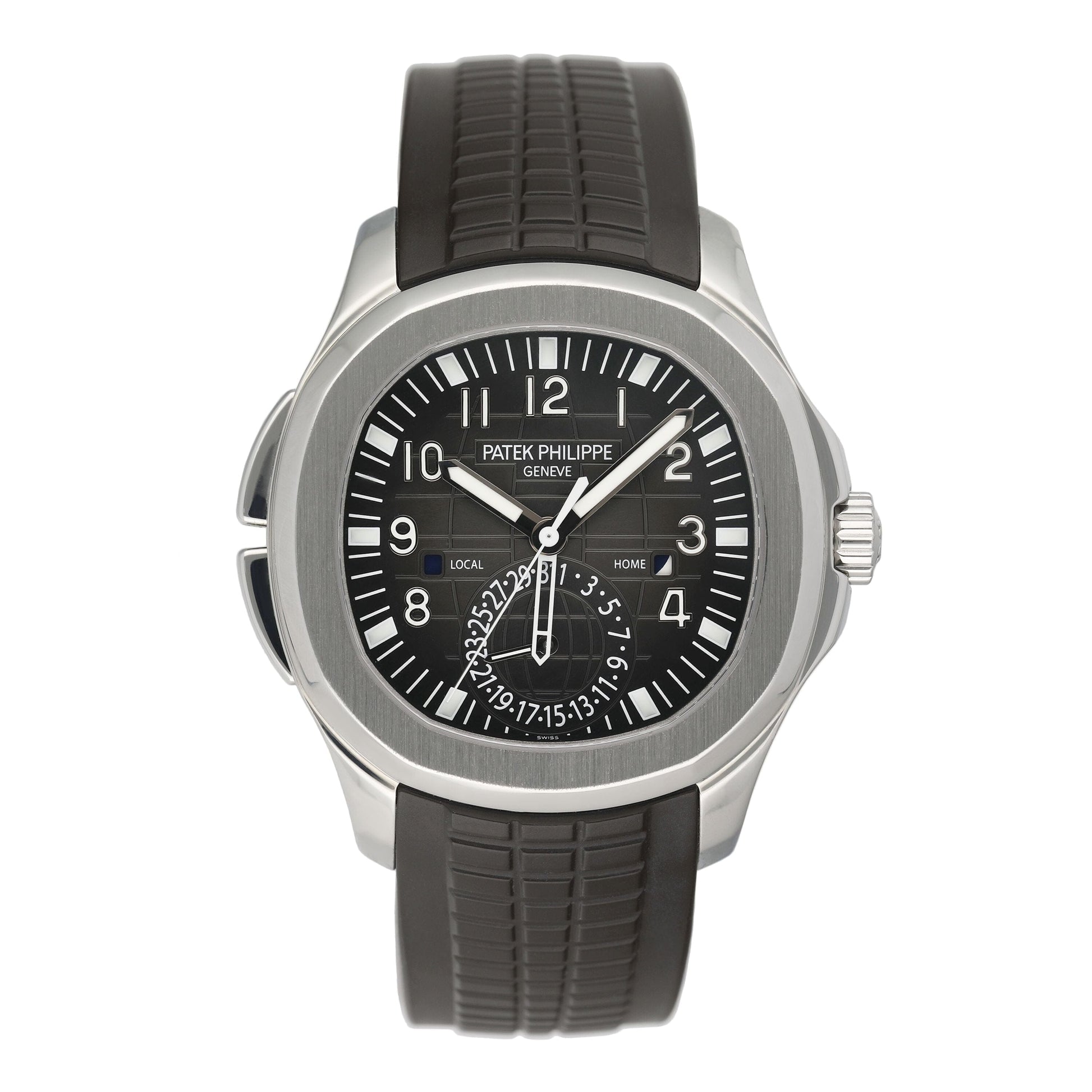 Patek Philippe Aquanaut 5164A-001 Black Dial Mens Watch Box Papers - Watches