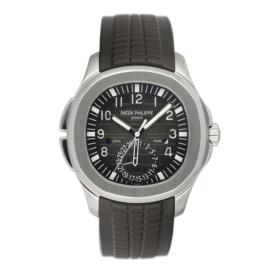 Patek Philippe Aquanaut 5164A-001 Black Dial Mens Watch Box Papers