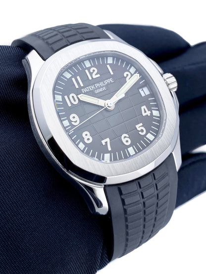 Patek Philippe Aquanaut 5165A-001 Black Dial Mens Watch - Watches