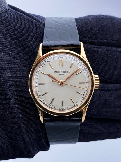 Patek Philippe Calatrava 2457 18K Rose Gold Mens Watch - Virtual