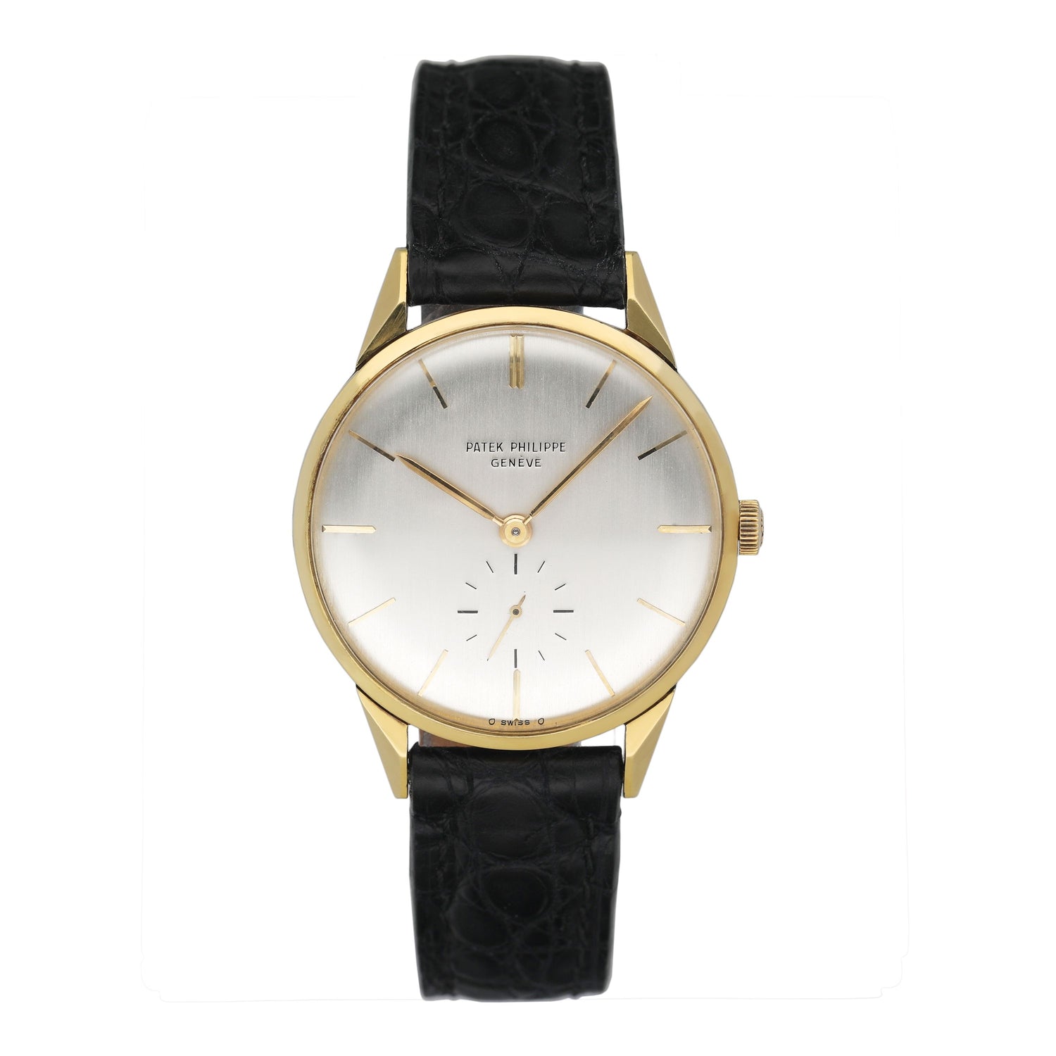 Patek Philippe Calatrava 2568/1 18K Yellow Gold Mens Watch With Archives - Watches