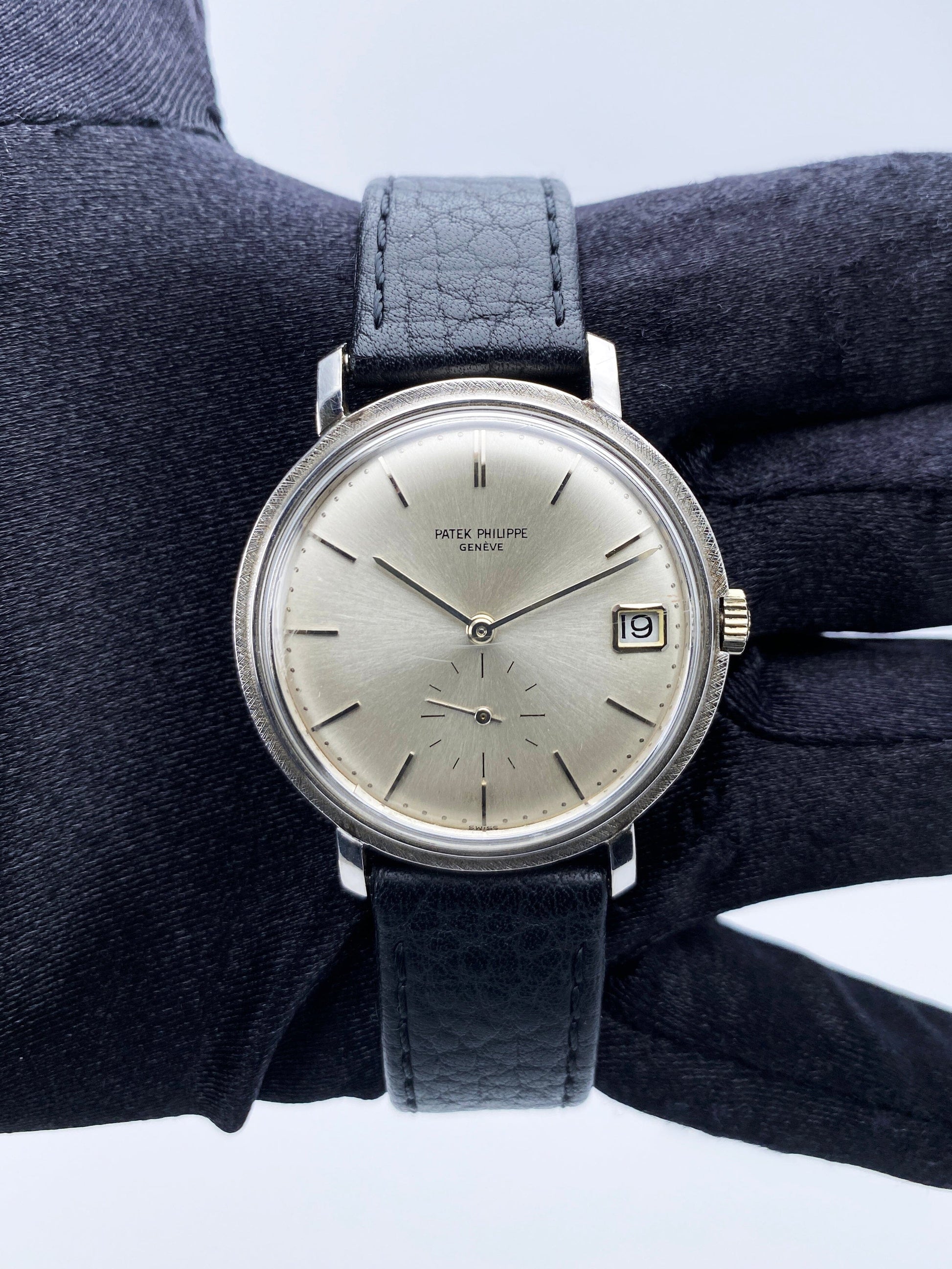 Patek Philippe Calatrava 3445G 18K White Gold Mens Watch