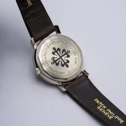 Patek Philippe Calatrava 3445G 18K White Gold Mens Watch - Watches