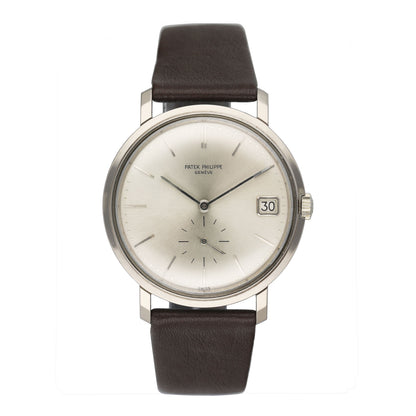 Patek Philippe Calatrava 3445G 18K White Gold Mens Watch - Watches