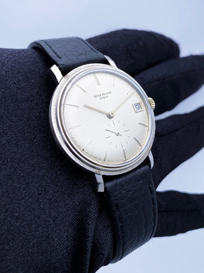 Patek Philippe Calatrava 3445G 18K White Gold Mens Watch