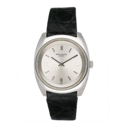 Patek Philippe Calatrava 3579-1 Silver Dial Steel Mens Watch - Watches