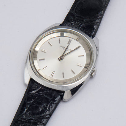 Patek Philippe Calatrava 3579 Silver Dial Steel Mens Watch - Watches