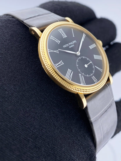 Patek Philippe Calatrava 3919J Gray Dial Mens Watch - Watches