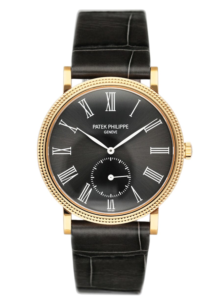 Patek Philippe Calatrava 3919J Gray Dial Mens Watch - Watches