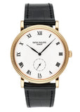 Patek Philippe Calatrava 3919J White Dial Mens Watch - Watches
