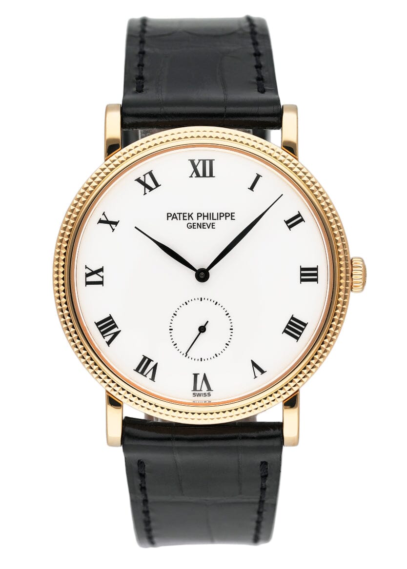Patek Philippe Calatrava 3919J White Dial Mens Watch - Watches