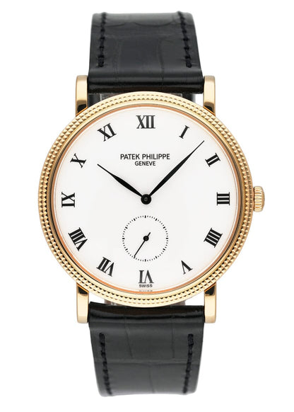 Patek Philippe Calatrava 3919J White Dial Mens Watch - Watches