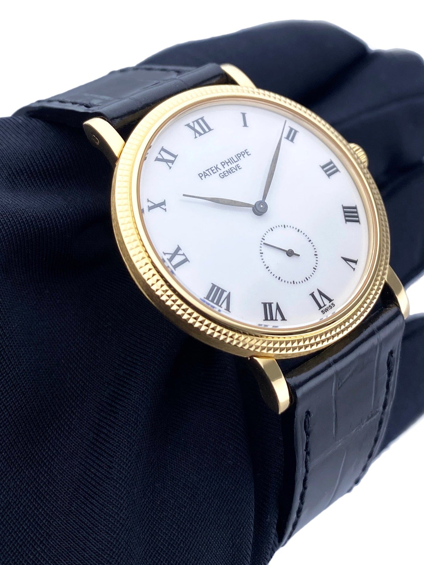 Patek Philippe Calatrava 3919J White Dial Mens Watch - Watches