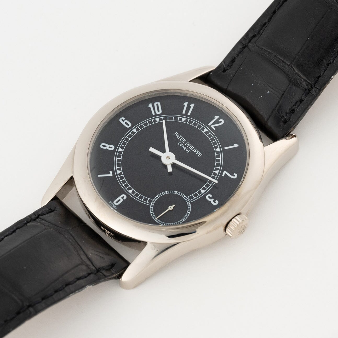 Patek Philippe Calatrava 5000G Black Dial Mens Watch - Watches