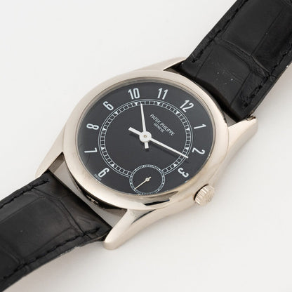 Patek Philippe Calatrava 5000G Black Dial Mens Watch - Watches