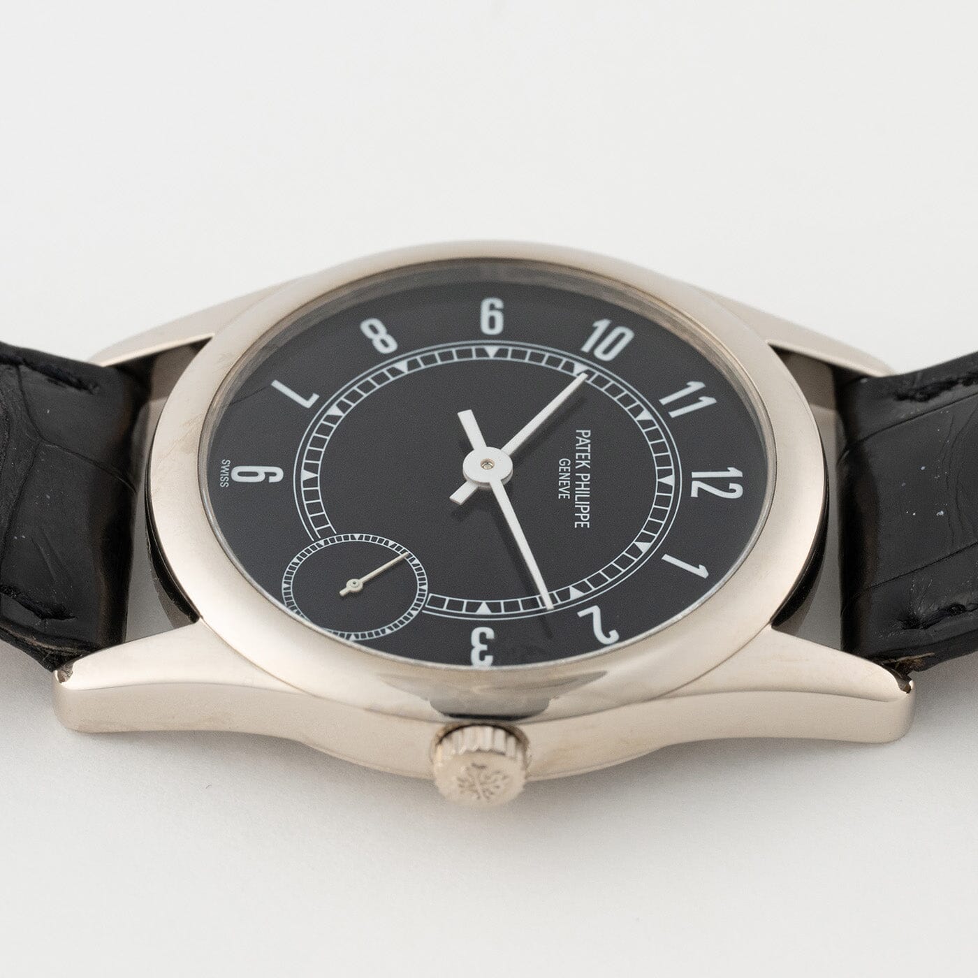 Patek Philippe Calatrava 5000G Black Dial Mens Watch - Watches