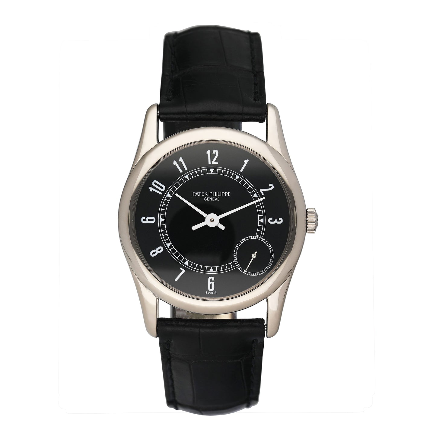 Patek Philippe Calatrava 5000G Black Dial Mens Watch - Watches