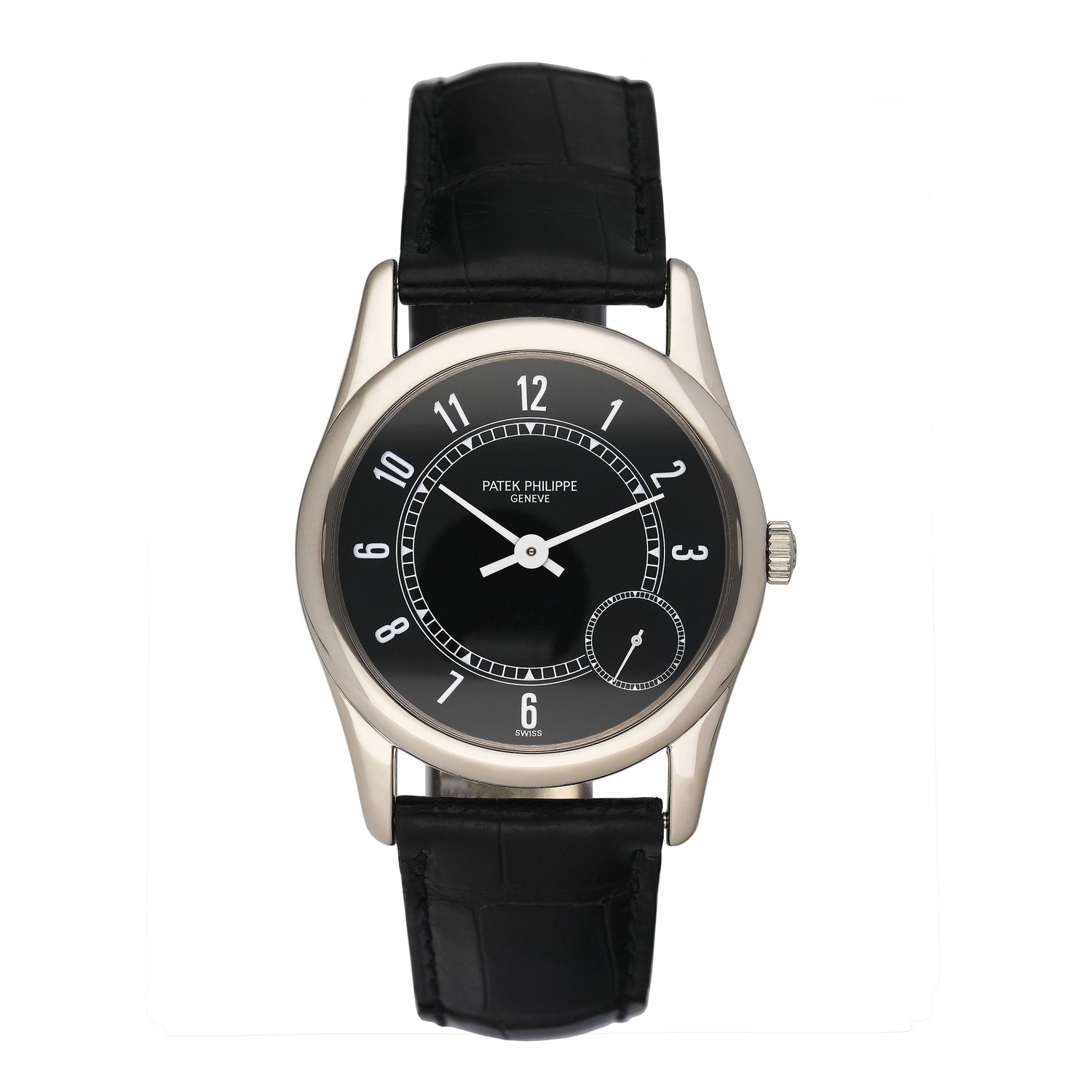 Patek Philippe Calatrava 5000G Black Dial Mens Watch - Watches