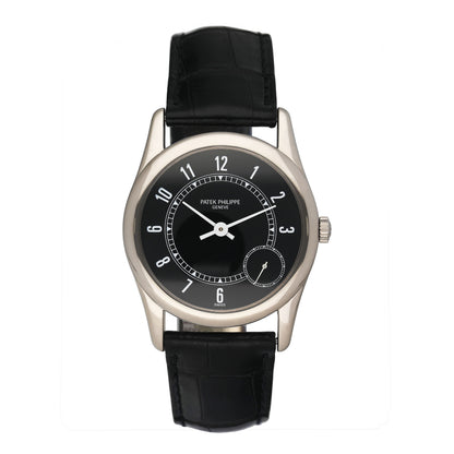 Patek Philippe Calatrava 5000G Black Dial Mens Watch - Watches