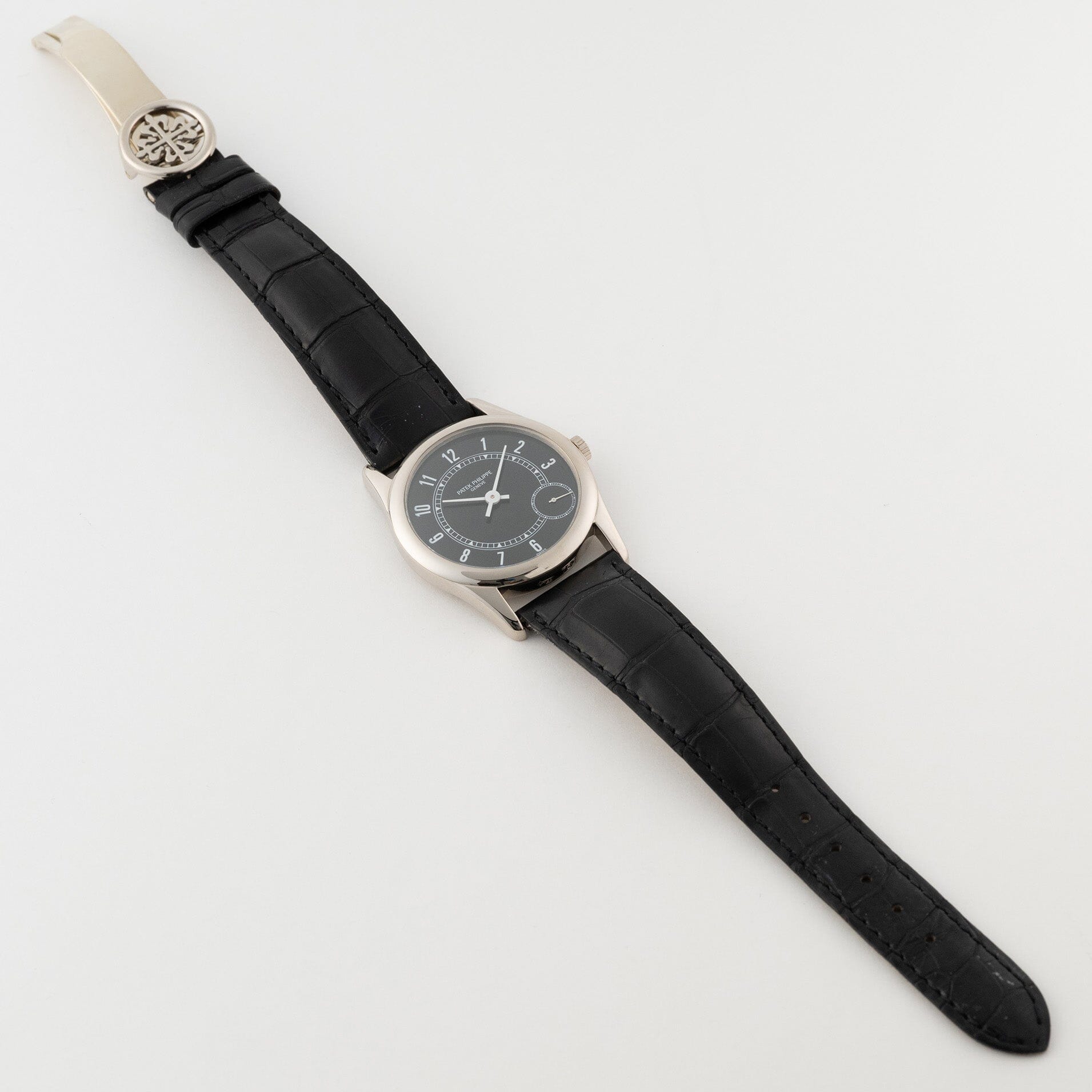 Patek Philippe Calatrava 5000G Black Dial Mens Watch - Watches