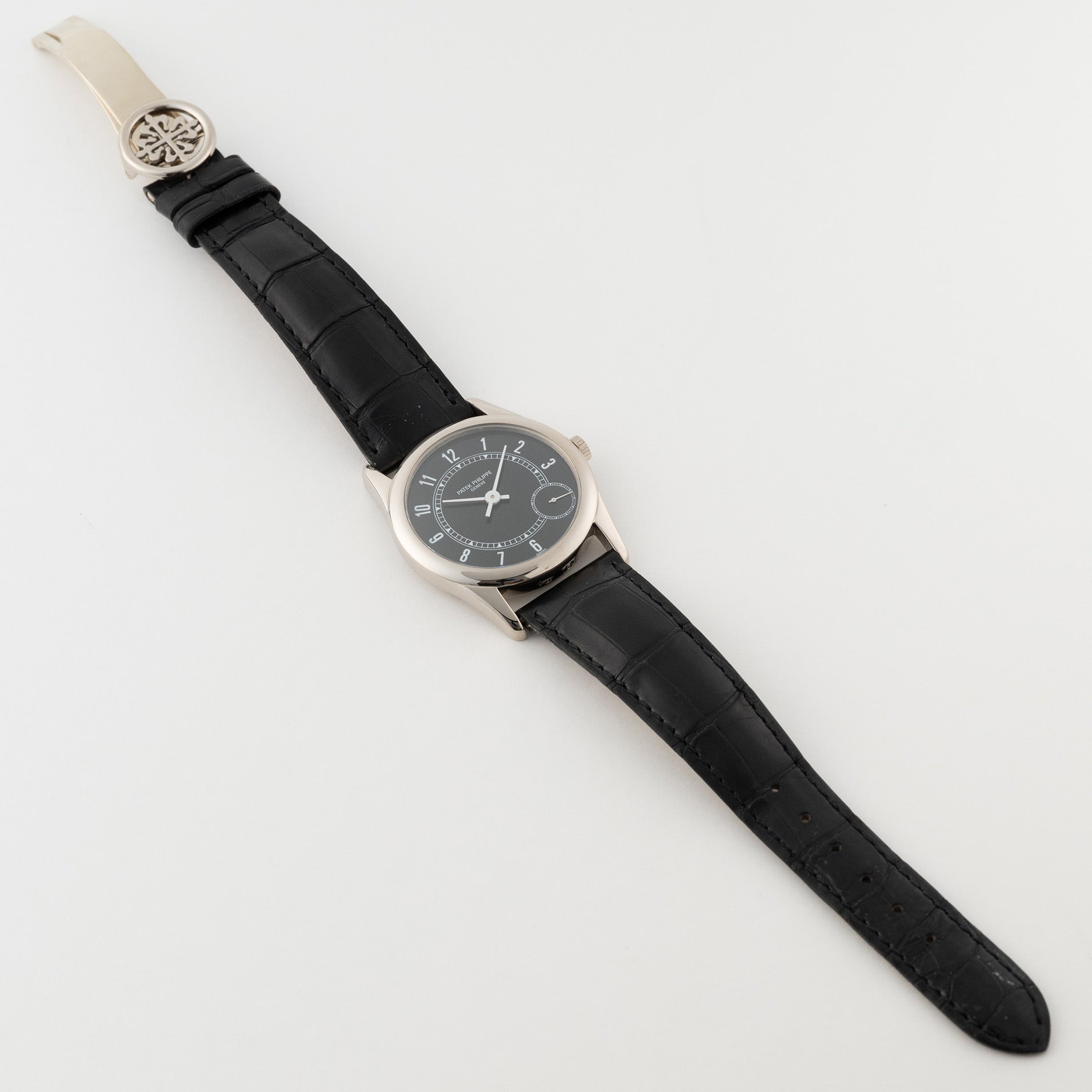 Patek Philippe Calatrava 5000G Black Dial Mens Watch - Watches