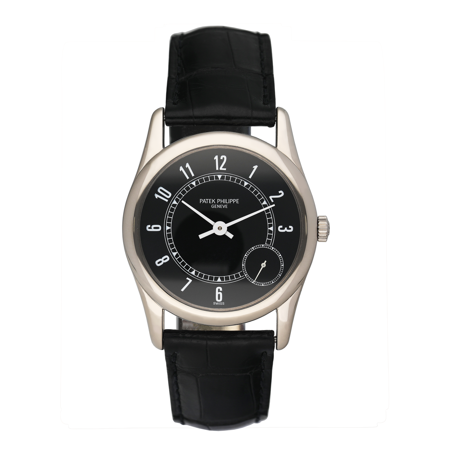 Patek Philippe Calatrava 5000G Black Dial Mens Watch - Watches