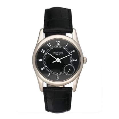 Patek Philippe Calatrava 5000G Black Dial Mens Watch - Watches