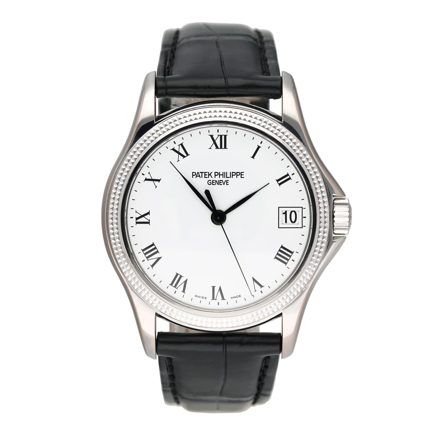 Patek Philippe Calatrava 5117G 18K White Gold Mens Watch With Papers