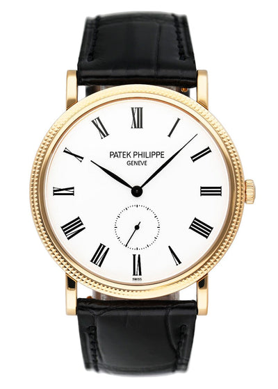 Patek Philippe Calatrava 5119J 18K Yellow Gold Mens Watch - Watches