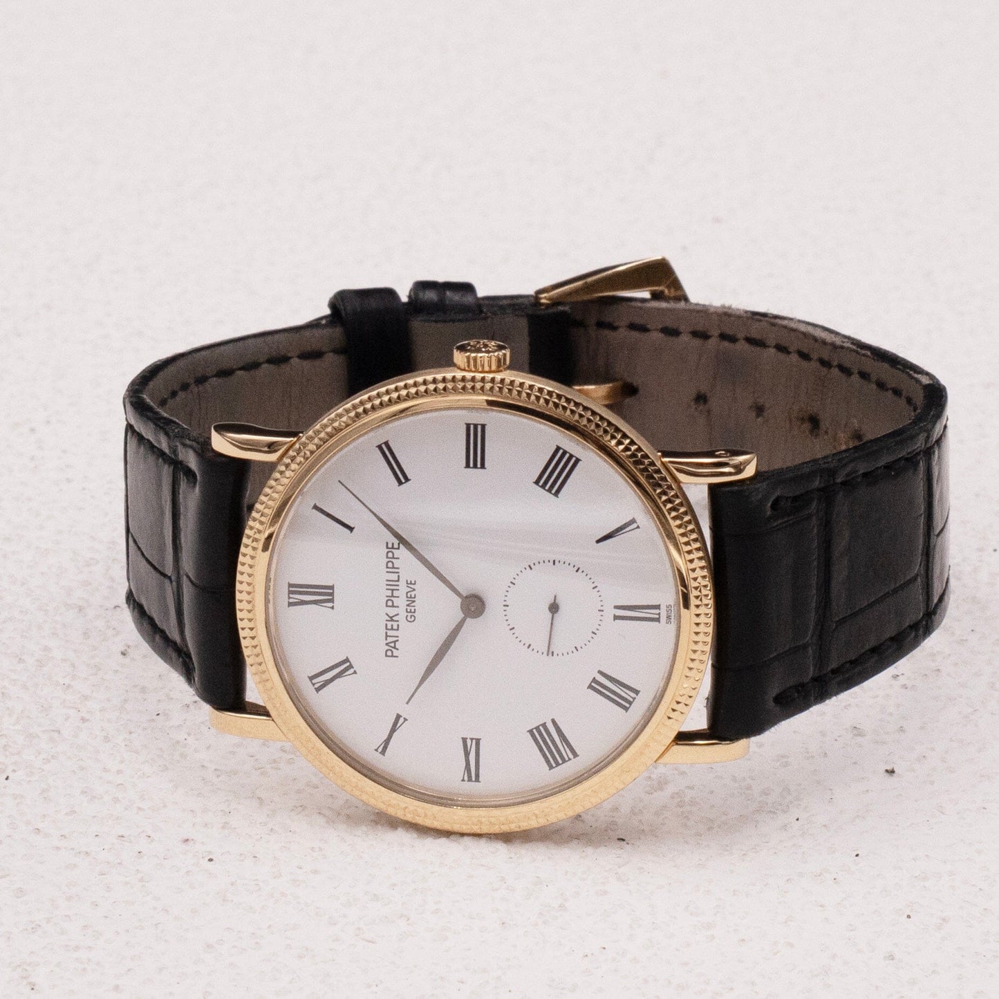 Patek Philippe Calatrava 5119J 18K Yellow Gold Mens Watch - Wristwatch