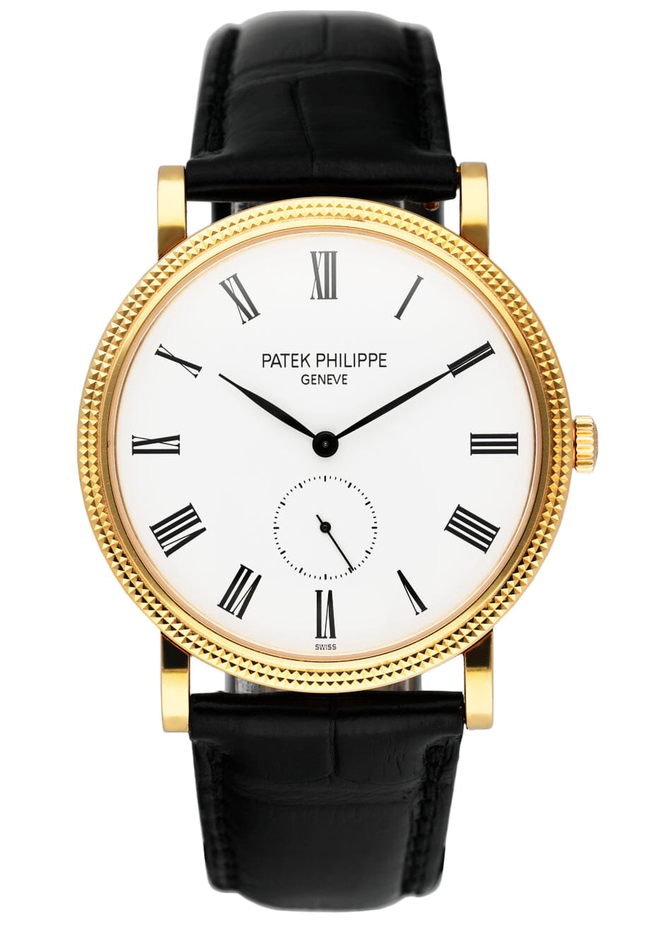 Patek Philippe Calatrava 5119J 18K Yellow Gold Mens Watch - Wristwatch