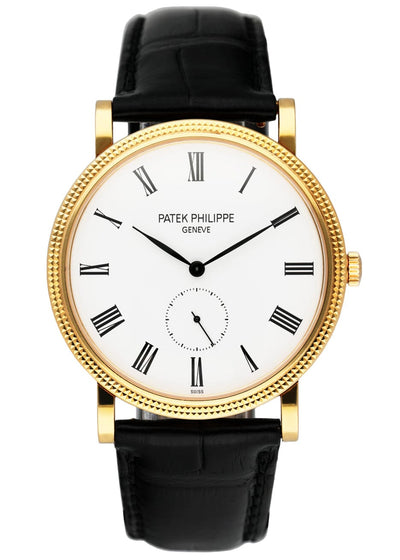 Patek Philippe Calatrava 5119J 18K Yellow Gold Mens Watch - Wristwatch