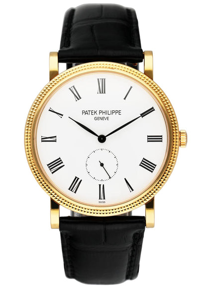 Patek Philippe Calatrava 5119J 18K Yellow Gold Mens Watch - Wristwatch