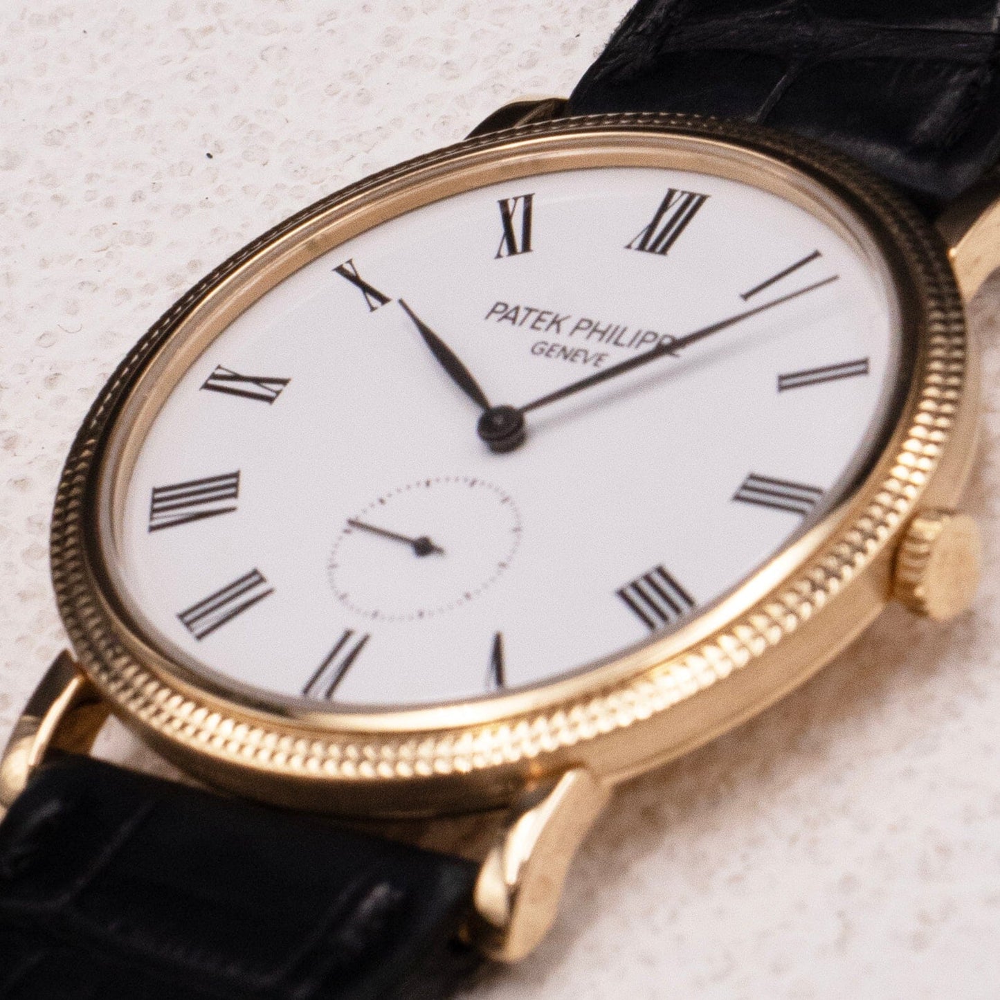Patek Philippe Calatrava 5119J 18K Yellow Gold Mens Watch - Wristwatch
