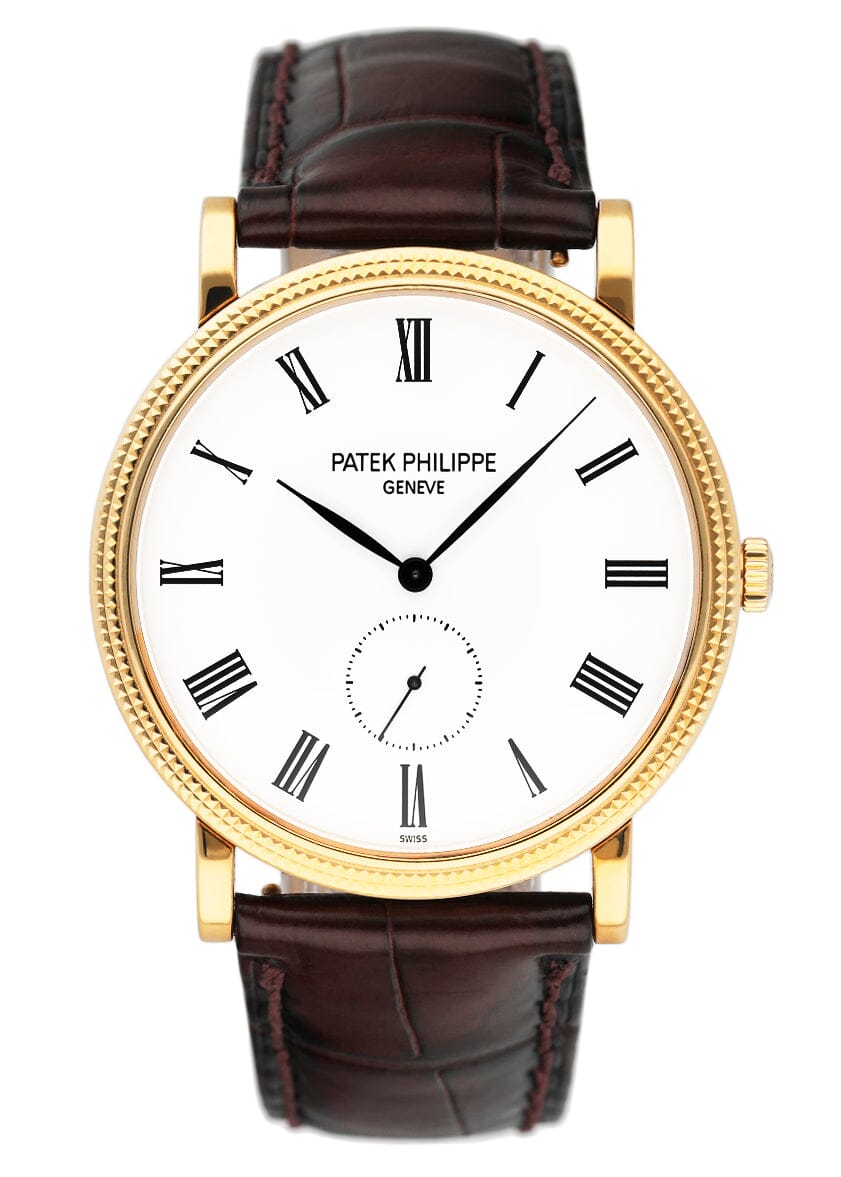 Patek Philippe Calatrava 5119J 18K Yellow Gold Mens Watch With Papers - Watches