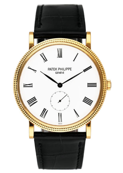 Patek Philippe Calatrava 5119J 18K Yellow Gold Mens Watch With Papers - Wristwatch