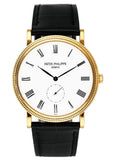 Patek Philippe Calatrava 5119J 18K Yellow Gold Mens Watch With Papers - Wristwatch