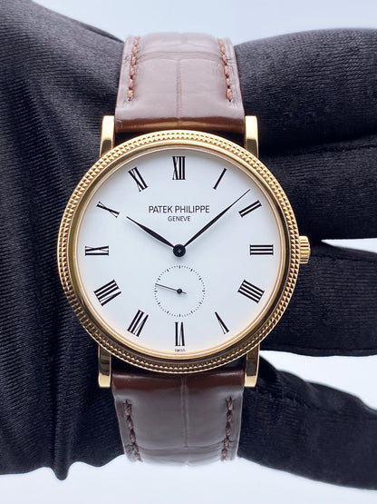 Patek Philippe Calatrava 5119R 18K Rose Gold Mens Watch Box Papers - Watches