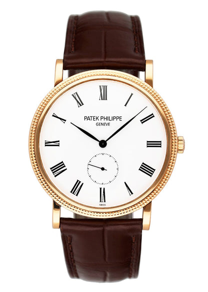 Patek Philippe Calatrava 5119R 18K Rose Gold Mens Watch Box Papers - Watches