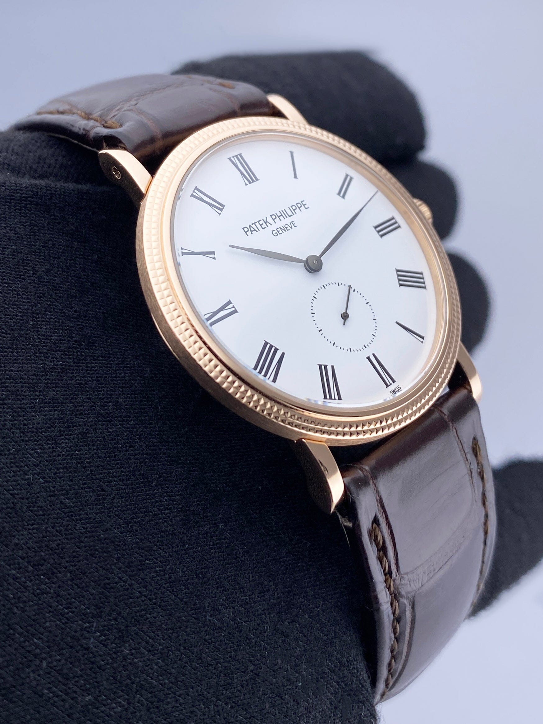 Patek Philippe Calatrava 5119R 18K Rose Gold Mens Watch With Box