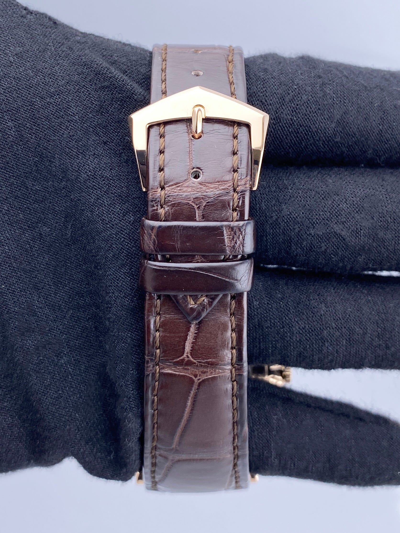 Patek Philippe ブラウンレザー ケース AUTHENTIC PATEK PHILIPPE WATCH TRAVEL CASE. BROWN LEATHER W