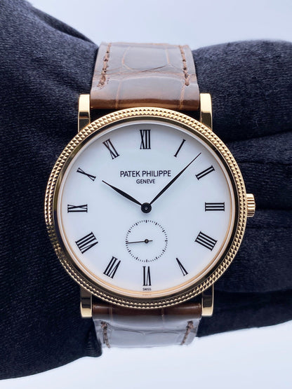Patek Philippe Calatrava 5119R 18K Rose Gold Mens Watch With Papers - Wristwatch