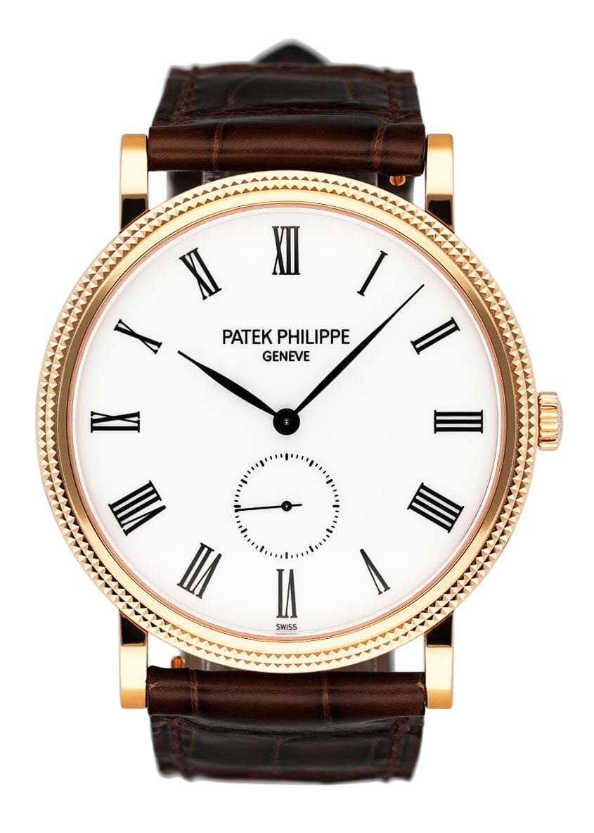 Patek Philippe Calatrava 5119R 18K Rose Gold Mens Watch With Papers - Wristwatch